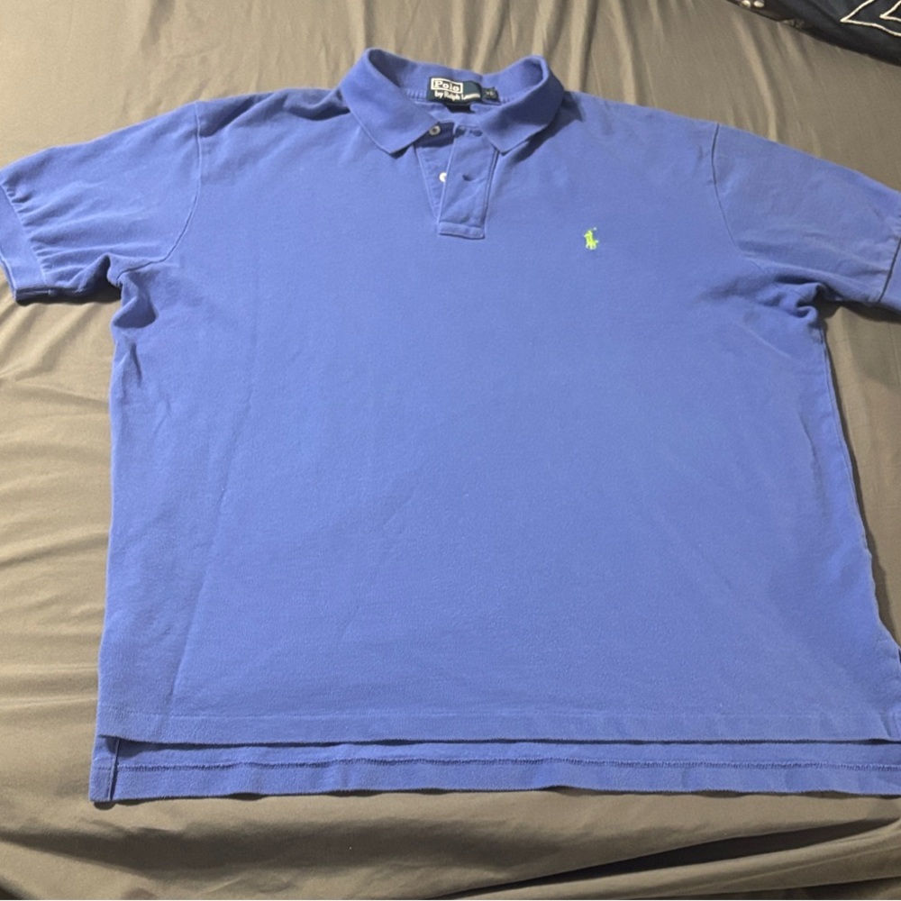 Polo by Ralph Lauren Men's Classic Blue Polo Shirt